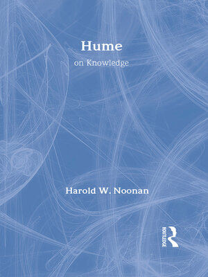 cover image of Routledge Philosophy GuideBook to Hume on Knowledge